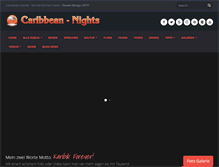 Tablet Screenshot of caribbean-nights.com